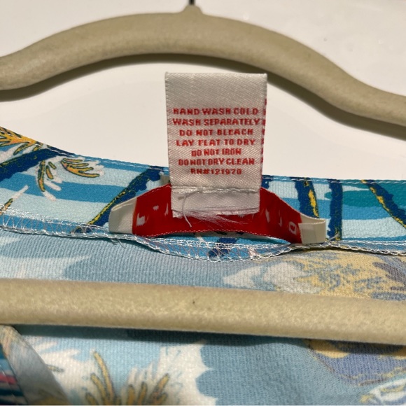 Flying Tomato Palm tree beachy romper size L - Picture 8 of 10